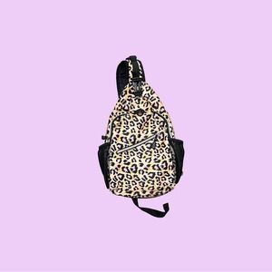 Leopard Print Sling Bag